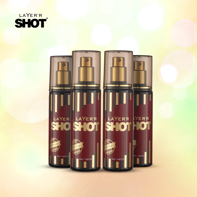 LAYER'R SHOT Imperial Combo for men Pack of 4 - 50ml